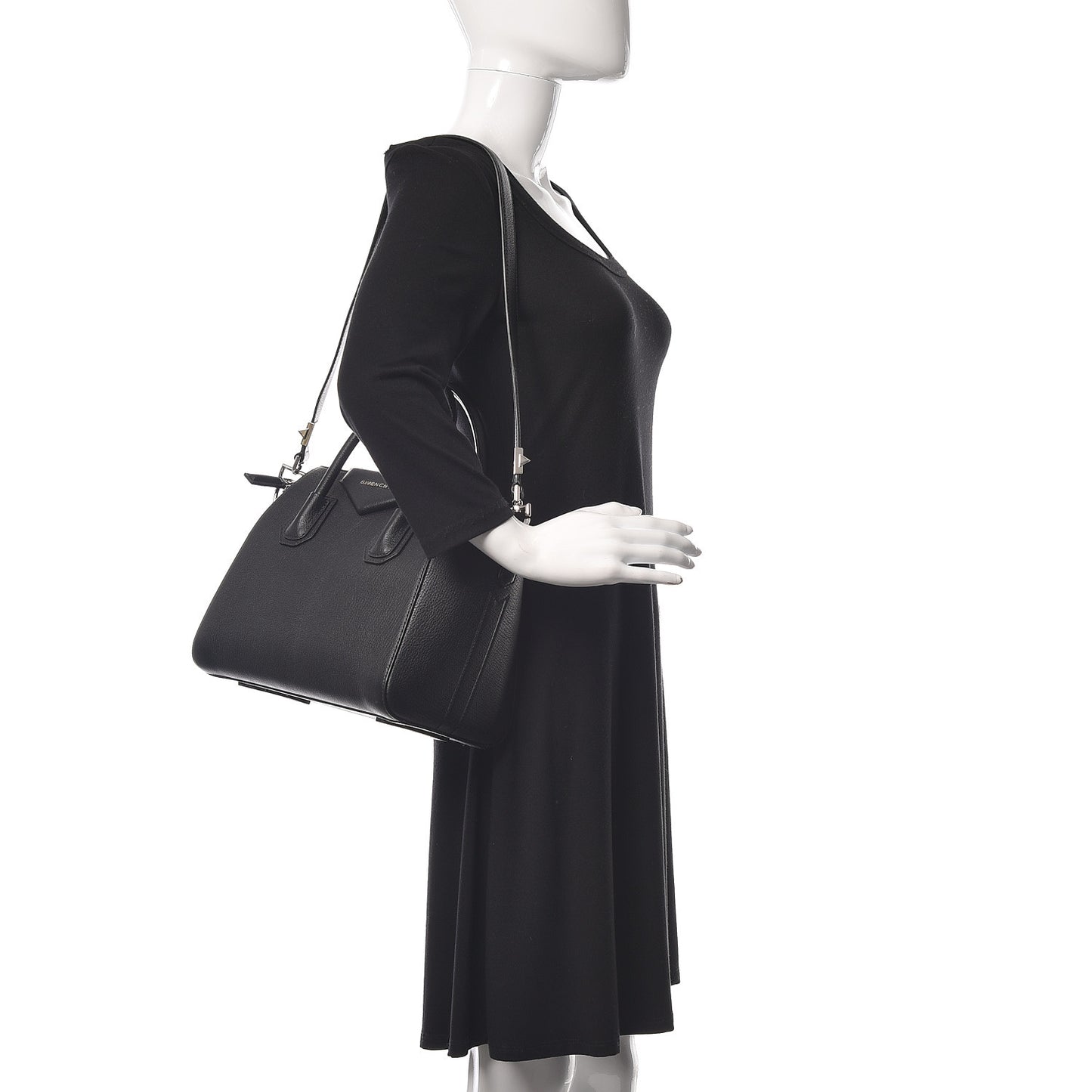 Sugar Goatskin Small Antigona Black