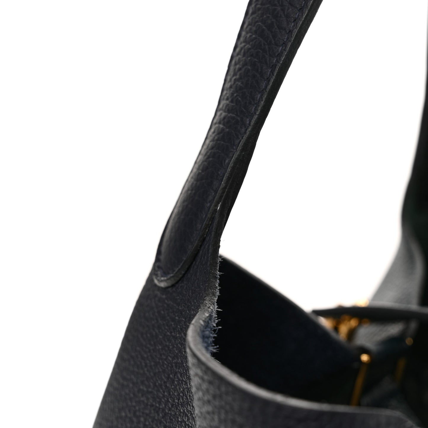 Taurillon Clemence Casaque Picotin Lock 22 MM Vert Cypres Bleu Nuit Black