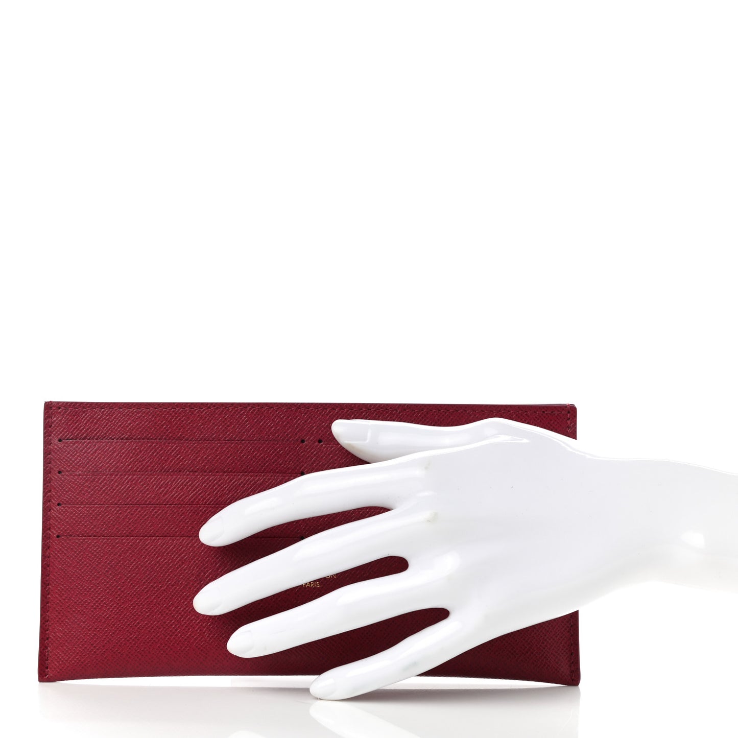 Calfskin Felicie Card Holder Insert Fuchsia