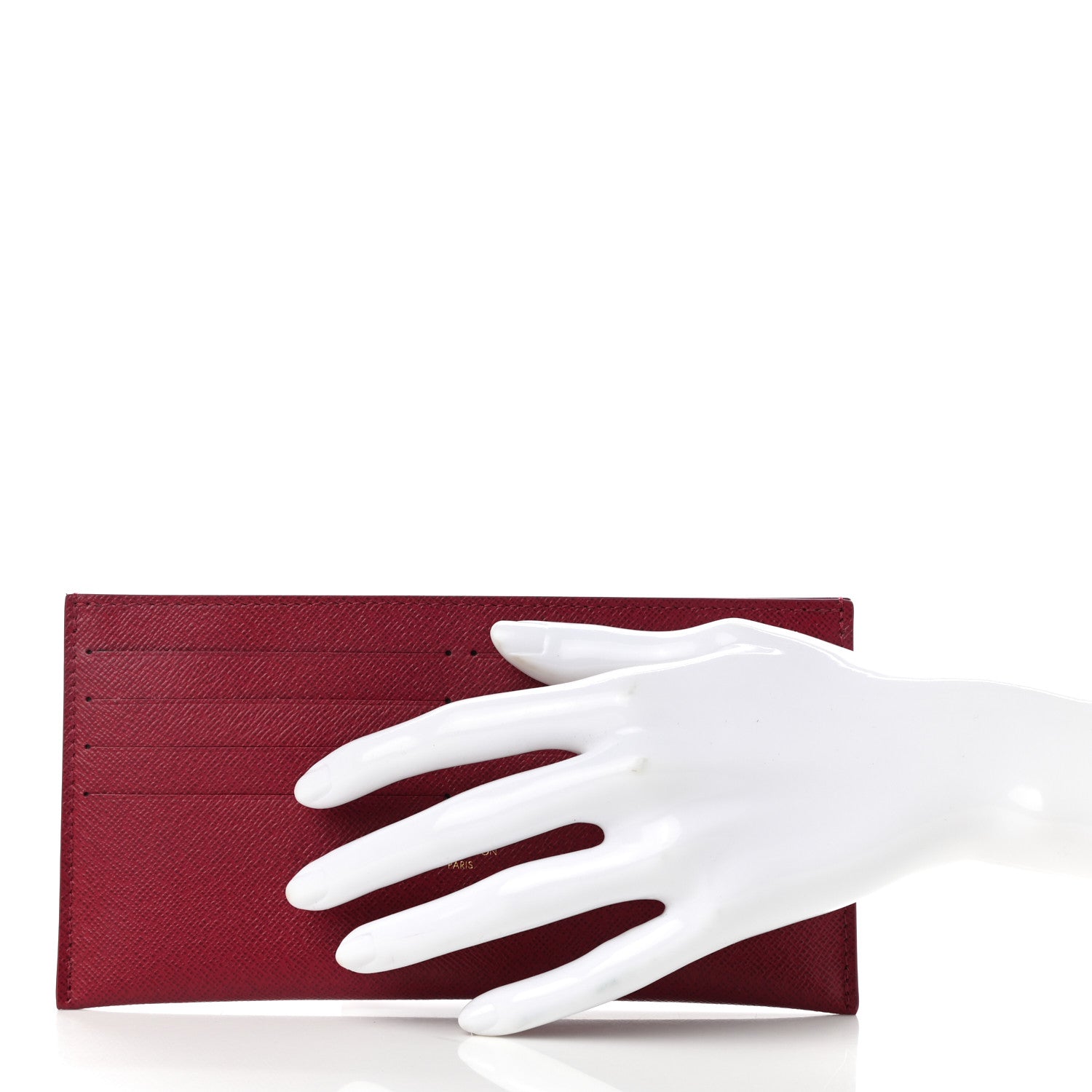 Louis Vuitton Calfskin Felicie Card Holder Insert Fuchsia 2 of 7