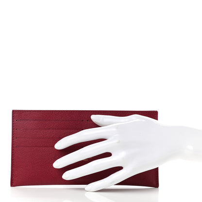 Louis Vuitton Calfskin Felicie Card Holder Insert Fuchsia 2 of 7