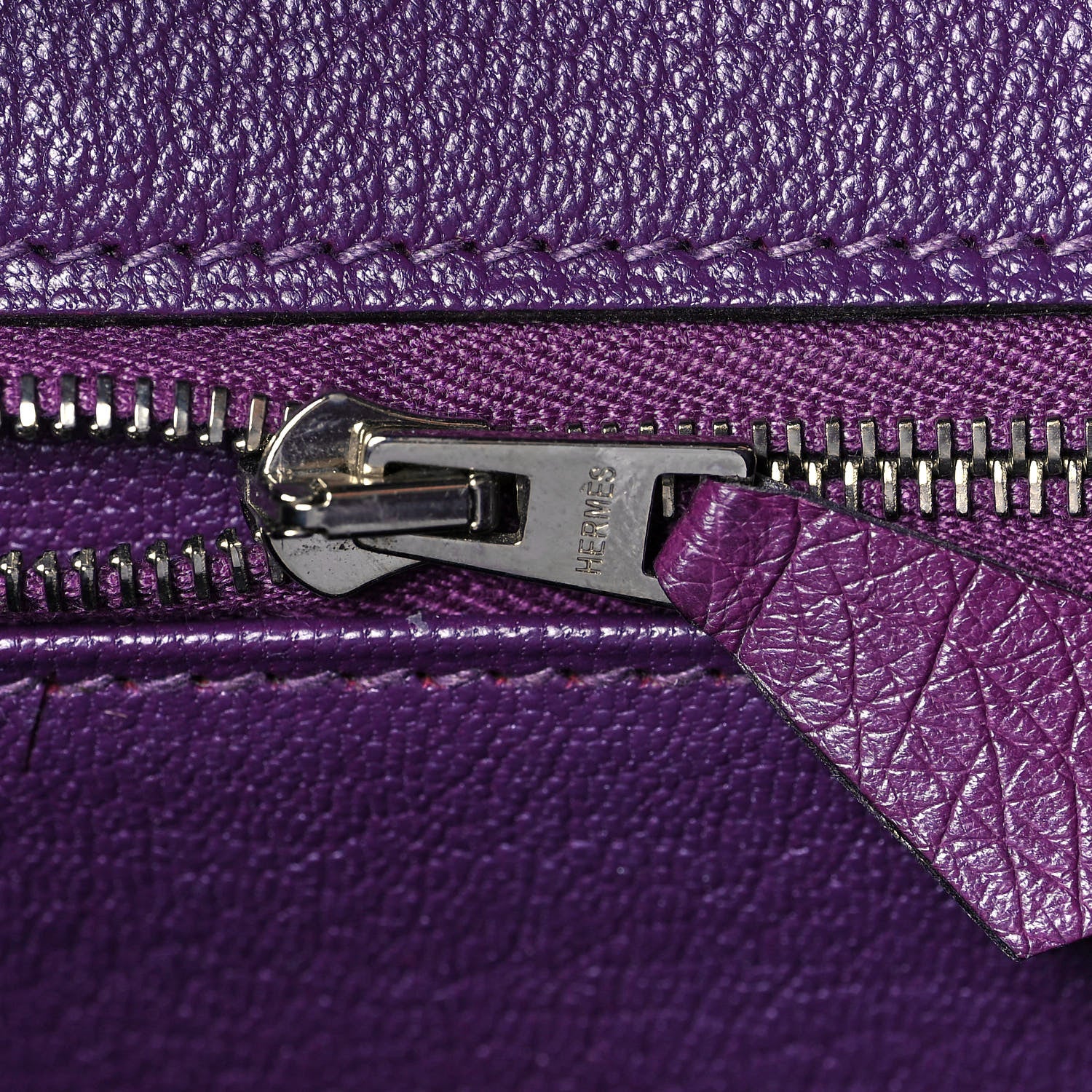 Hermes Ostrich Birkin 30 Violine 16 of 31