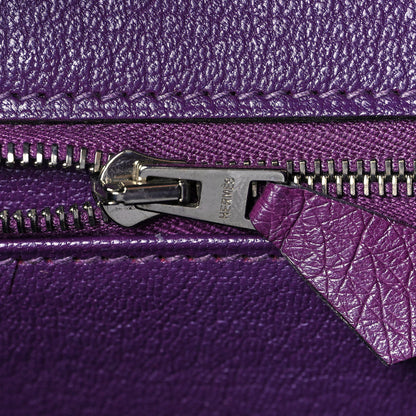 Hermes Ostrich Birkin 30 Violine 16 of 31