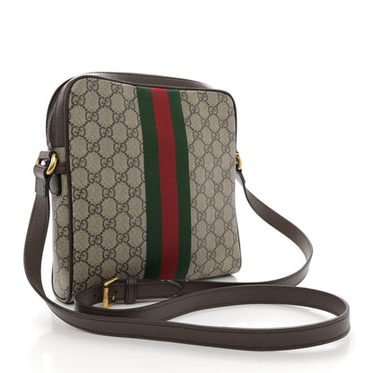 Gucci GG Supreme Monogram Web Small Ophidia Messenger Bag Brown 3 of 12