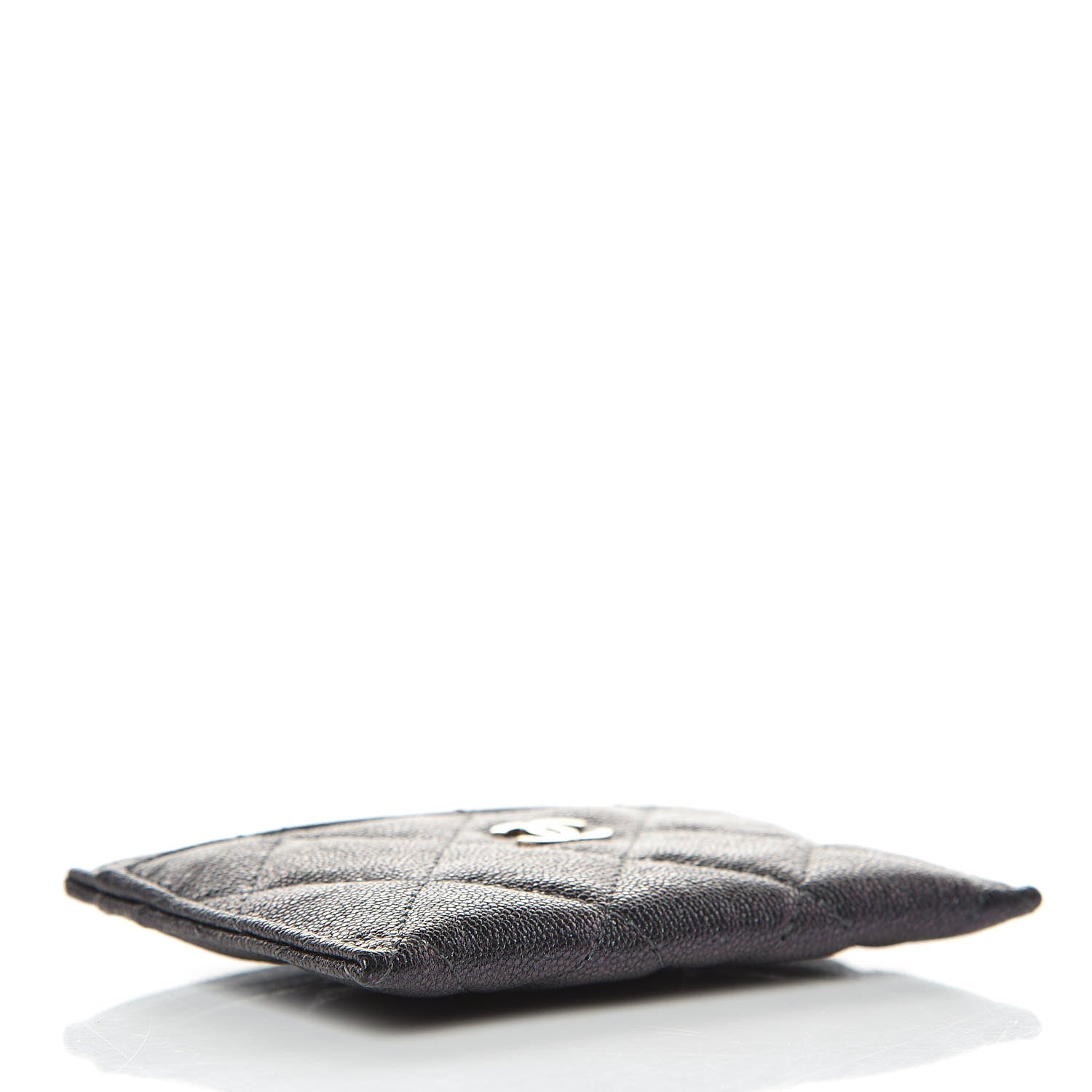 Chanel Iridescent Caviar Quilted Card Holder Black 4 of 9