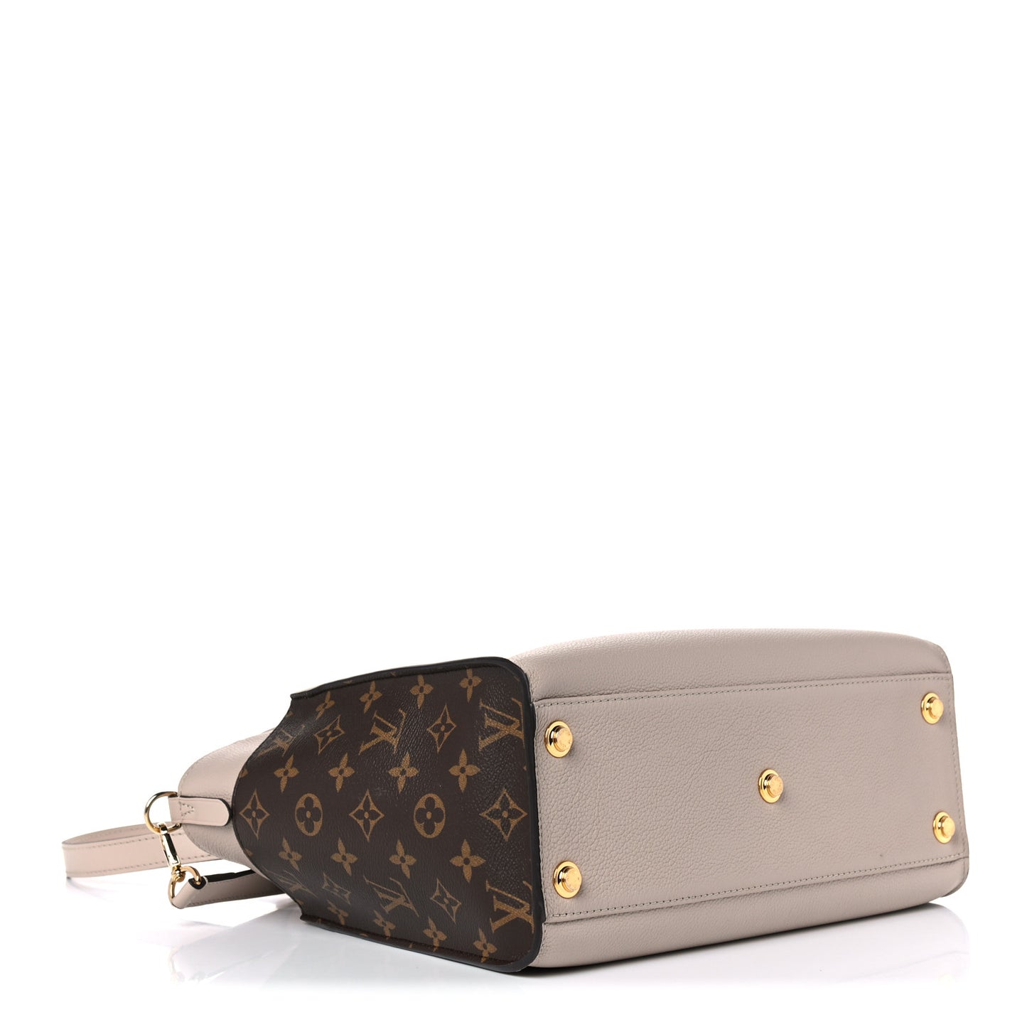 Calfskin Monogram On My Side Greige