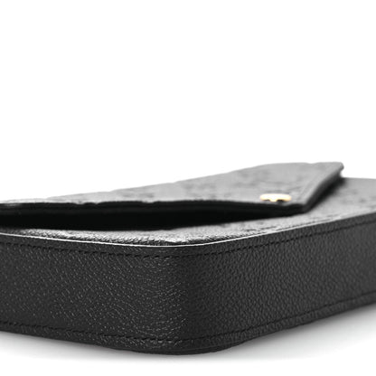 Louis Vuitton Empreinte Pochette Felicie Chain Wallet Navy 9 of 11