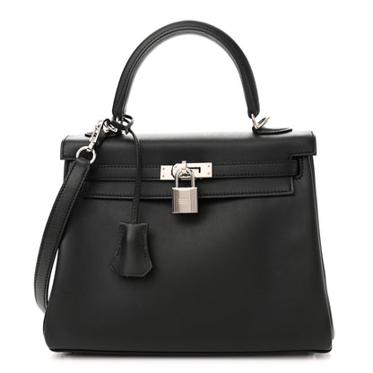 Hermes Swift Kelly Retourne 25 Black 1 of 11