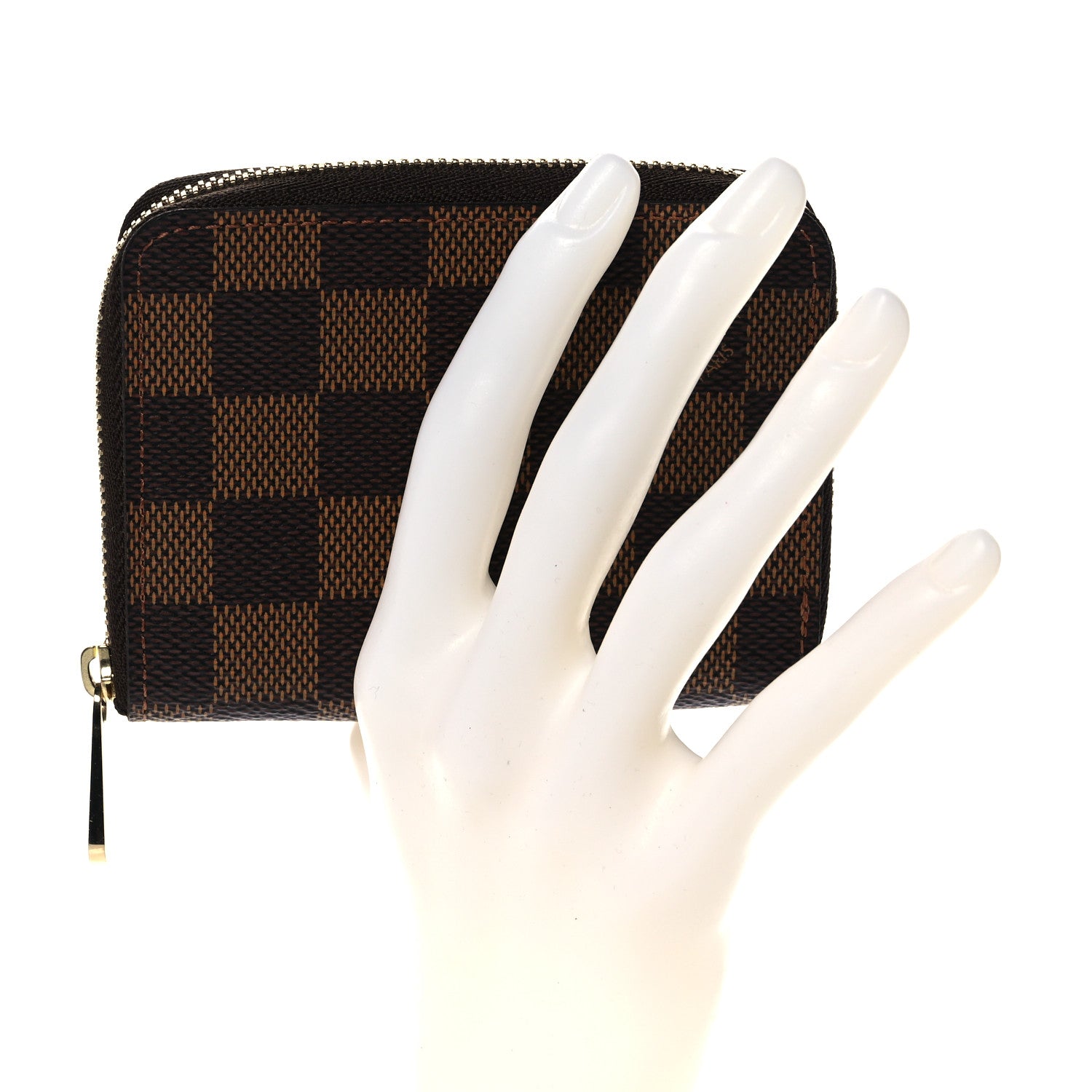 Louis Vuitton Damier Ebene Zippy Coin Purse 3 of 8