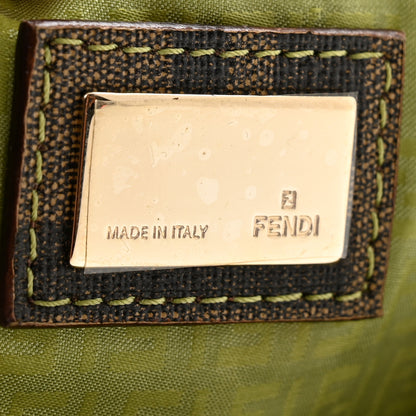 Fendi Zucca Spalmati Pochette Tobacco Wasabi 6 of 9