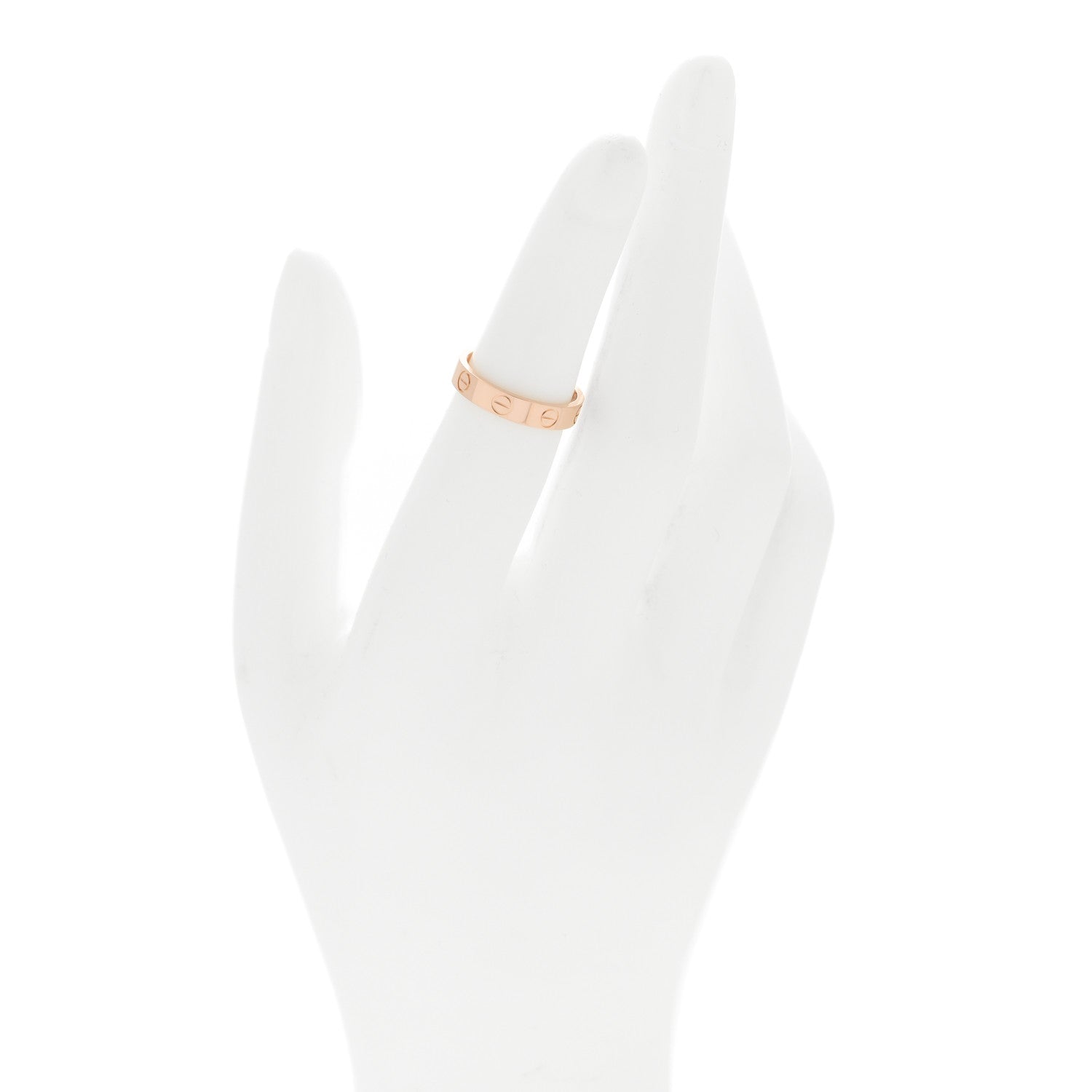 Cartier 18K Pink Gold 3.5mm LOVE Wedding Band Ring 49 5 2 of 4