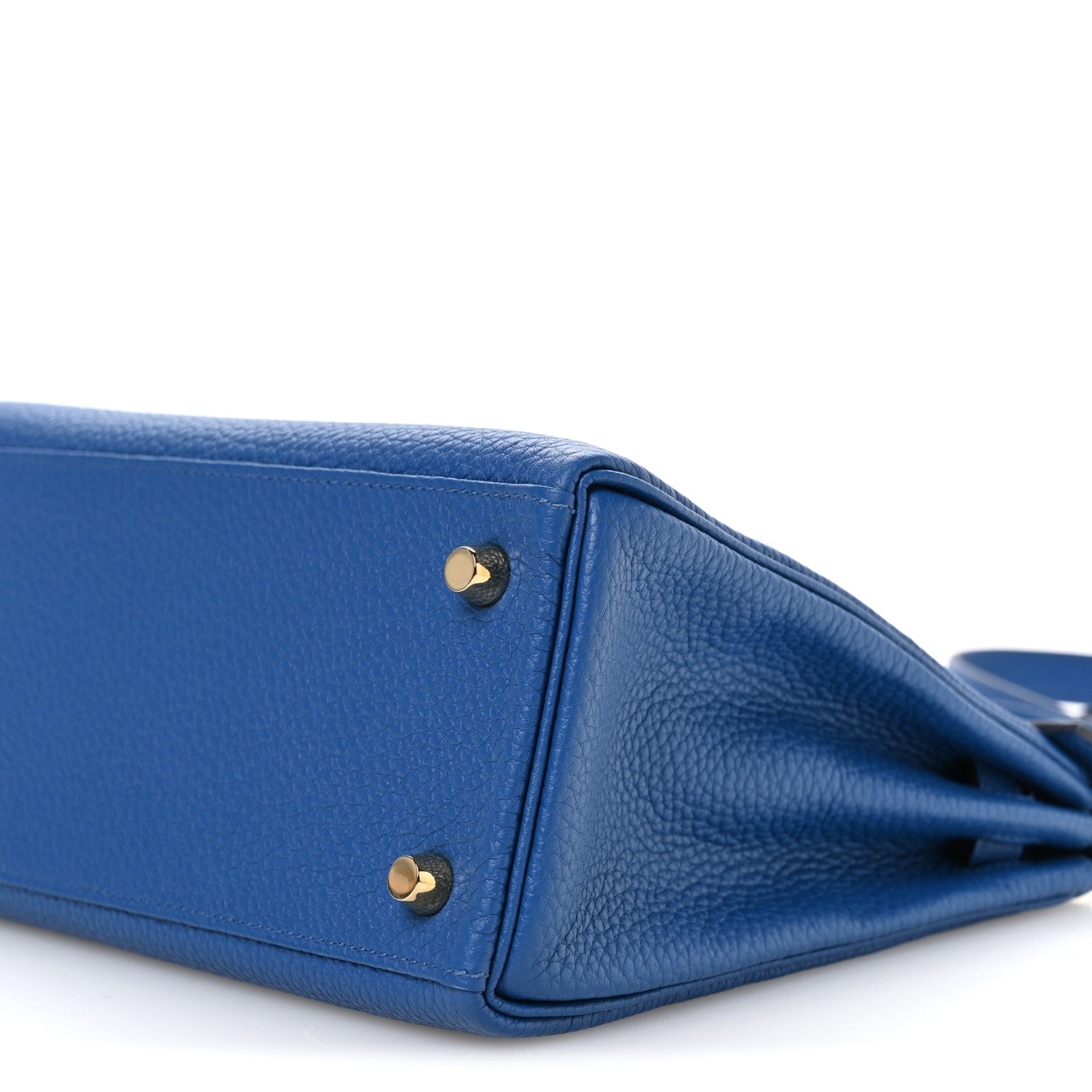 Hermes Togo Kelly Retourne 25 Bleu France 10 of 11