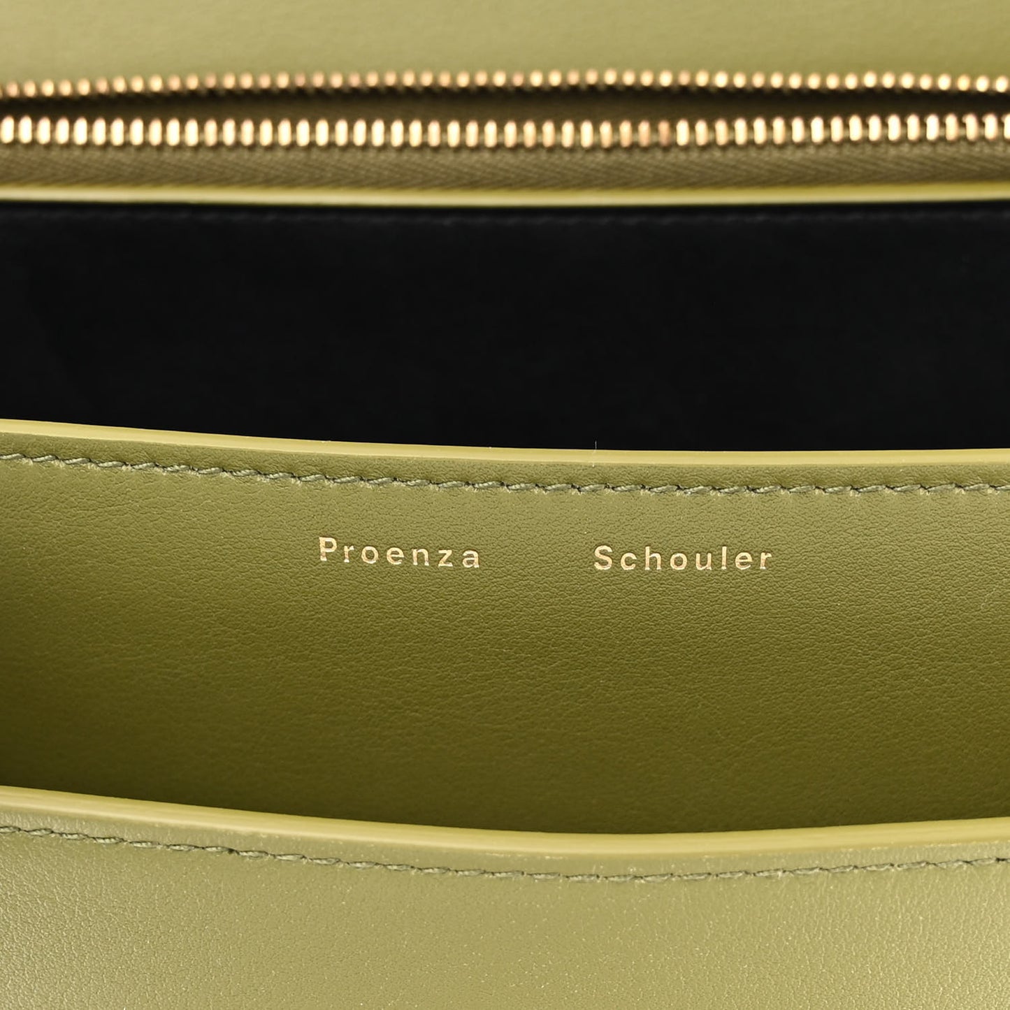 Calfskin Dia Day Bag Moss