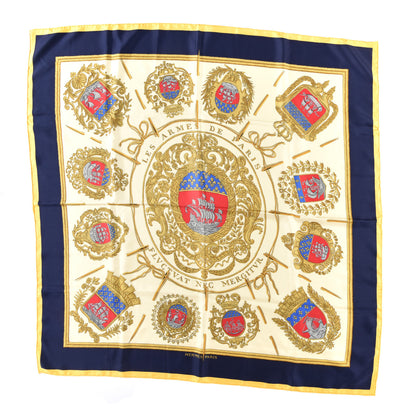 Hermes Silk Les Armes De Paris Scarf 90 1 of 3