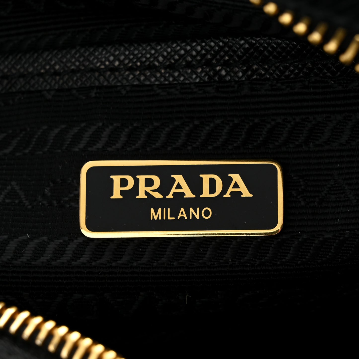 Nylon Saffiano Double Zip Camera Bag Black