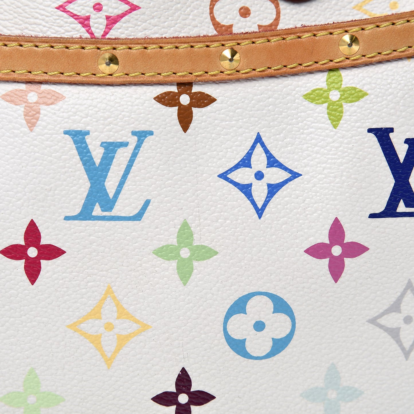 Monogram Multicolor Trouville White
