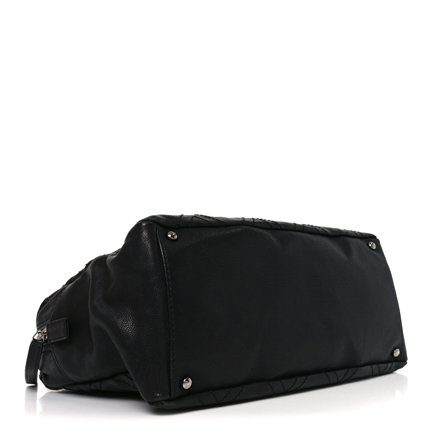 Chanel Calfskin Small Diamond Stitch Tote Black 4 of 10