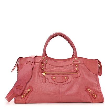 Balenciaga Agneau Giant 12 Gold Hardware Part Time Rose Bombon Raspberry 1 of 13