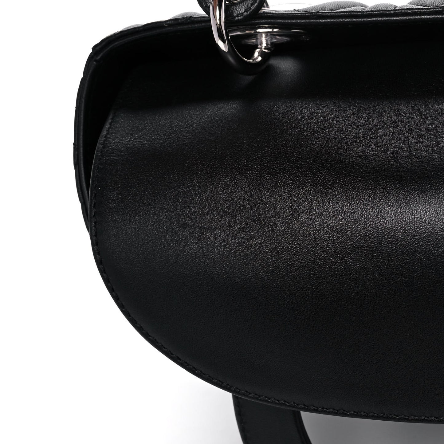 Lambskin Cannage Medium Lady Dior Black