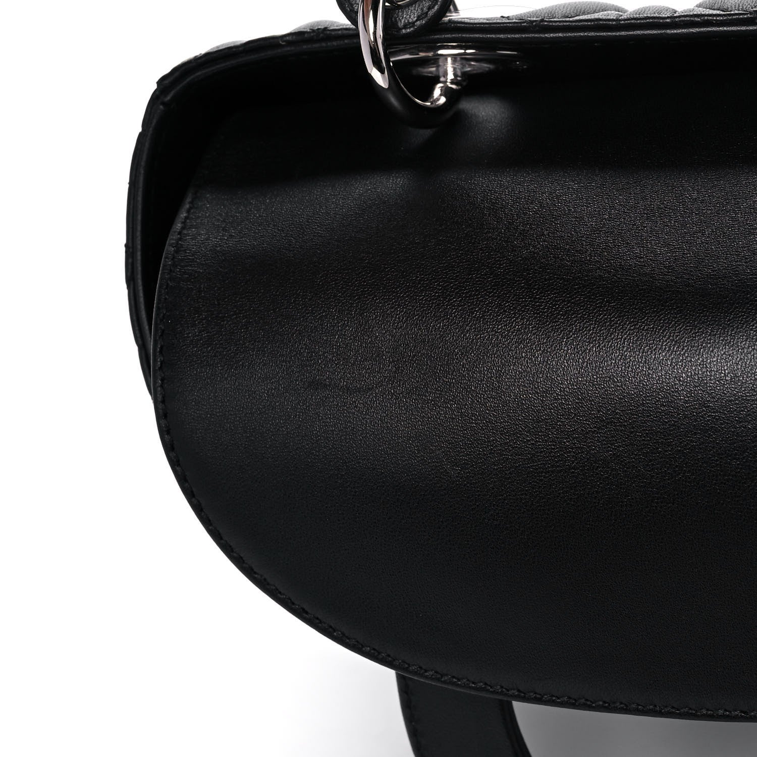 Christian Dior Lambskin Cannage Medium Lady Dior Black 11 of 14