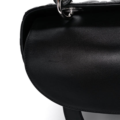 Christian Dior Lambskin Cannage Medium Lady Dior Black 11 of 14