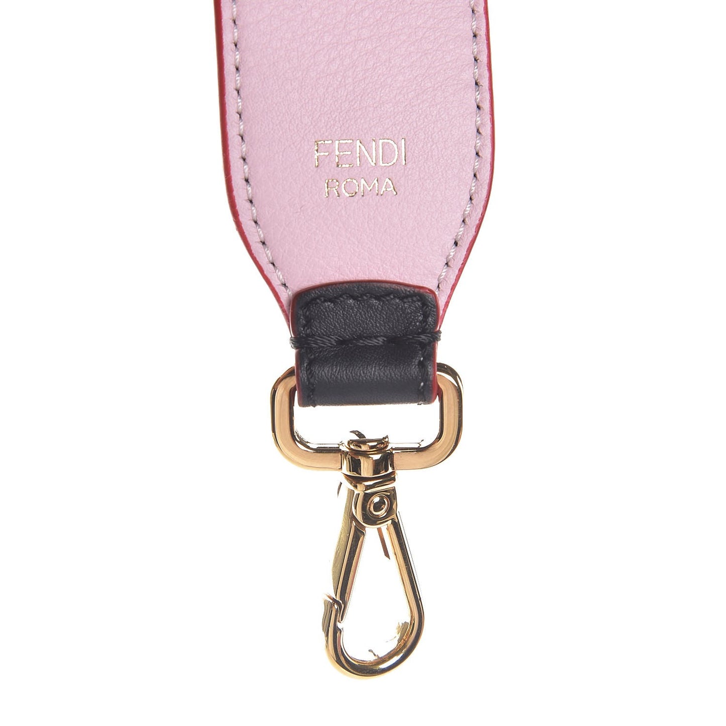 Vitello Dolce Tri-Color Buttoned Strap You Black Peonia Cuoio