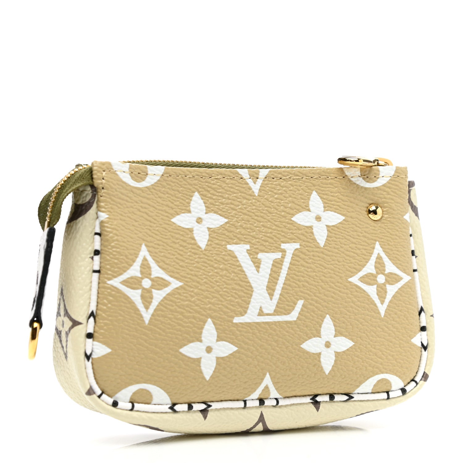 Louis Vuitton Monogram Giant Micro Pochette Accessories Kaki White 3 of 7
