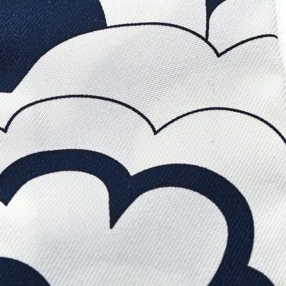 Hermes Silk Faubourg Rainbow Twilly Marine Blanc 4 of 4