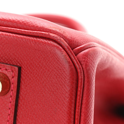 Hermes Epsom Birkin 35 Rouge Casaque 16 of 20