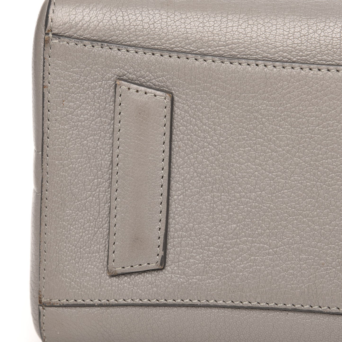 Sugar Goatskin Small Antigona Pearl Grey