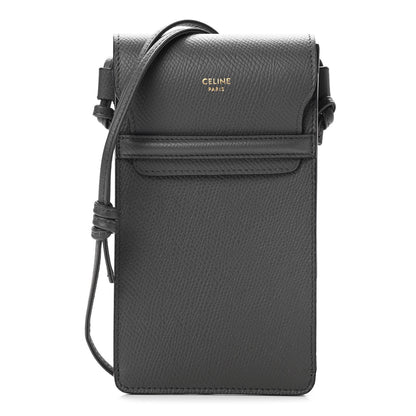 Celine Grained Calfskin Phone Pouch With Flap 1 of 11