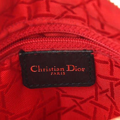 Christian Dior Lambskin Cannage Medium Lady Dior Black 6 of 14