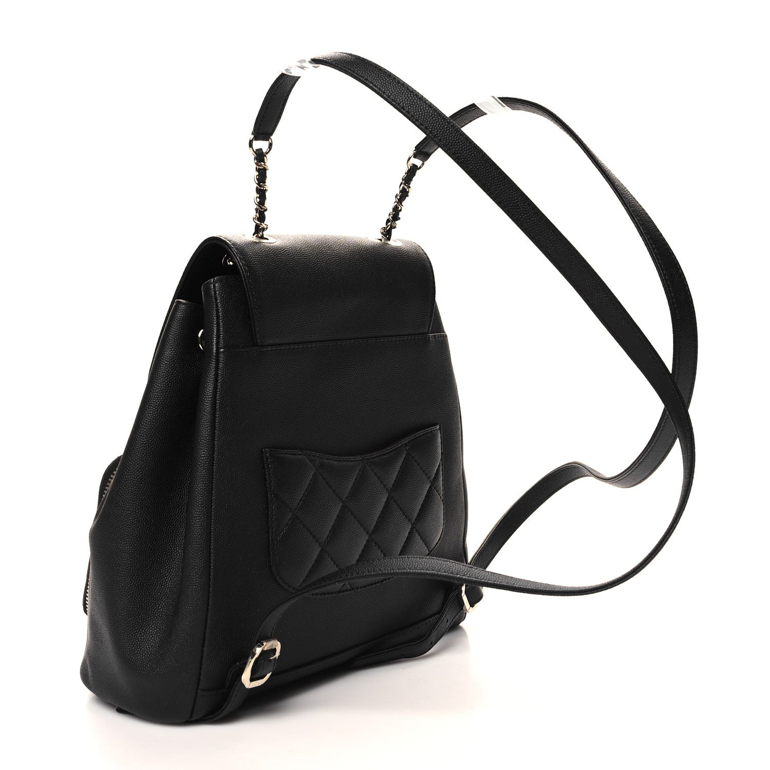 Chanel Caviar Quilted Business Affinity Backpack Black 3 of 10