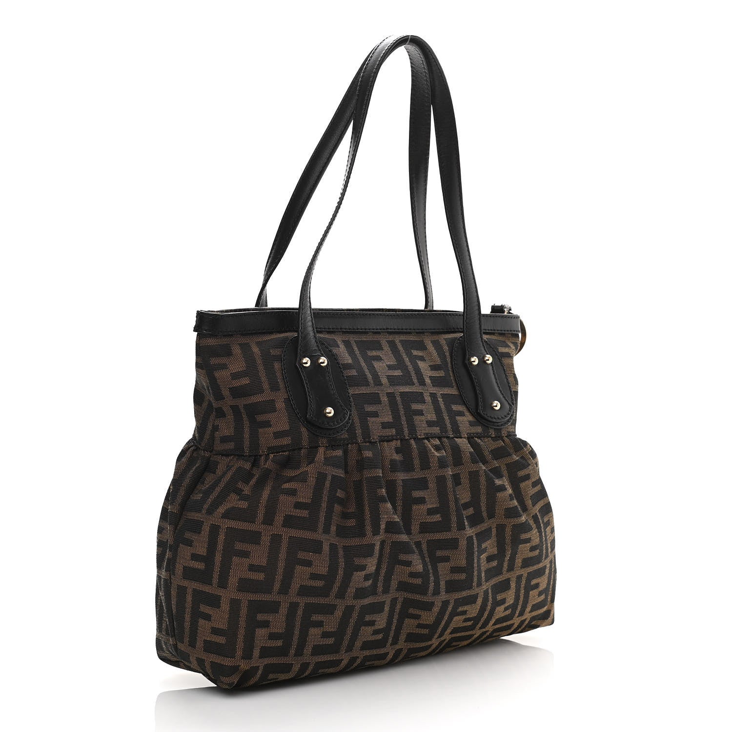 Fendi Zucca Small Chef Shopping Tote Tobacco 3 of 10