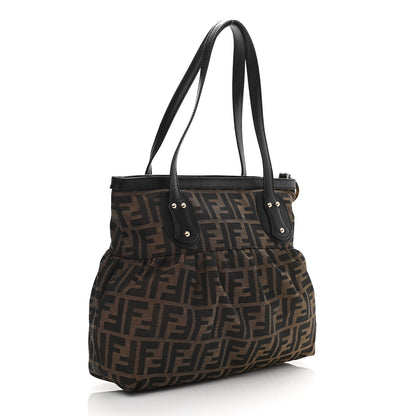 Fendi Zucca Small Chef Shopping Tote Tobacco 3 of 10
