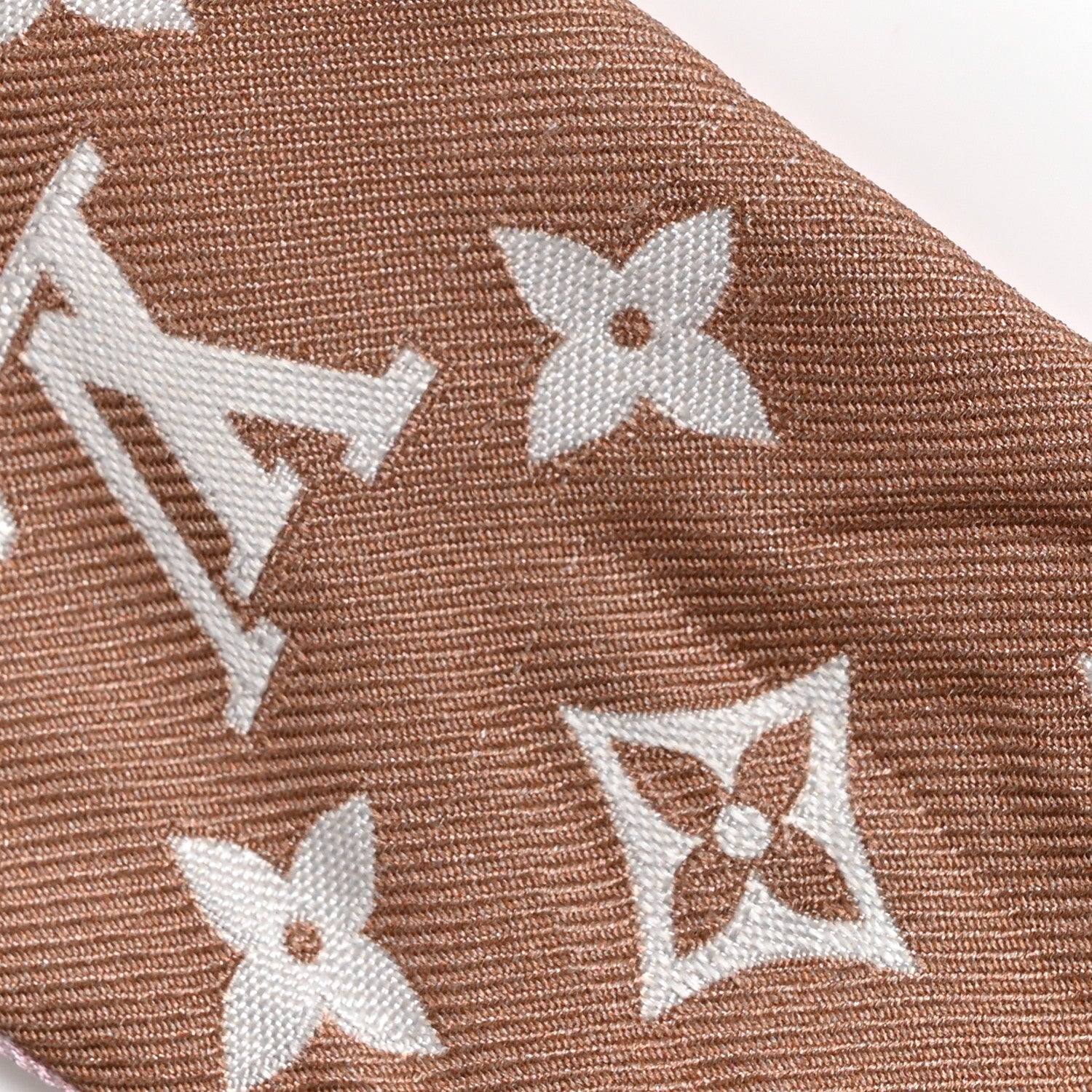 Louis Vuitton Silk Monogram Infinity BB Bandeau Rose Poudre 5 of 5