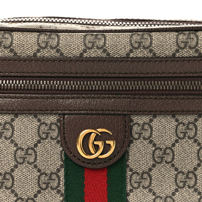 Gucci Soft GG Supreme Monogram Medium Ophidia Belt Bag Dark Brown 8 of 10