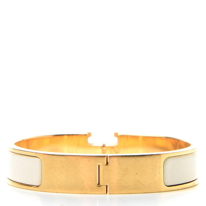 Hermes Enamel Narrow Clic Clac H Bracelet PM Craie 3 of 6