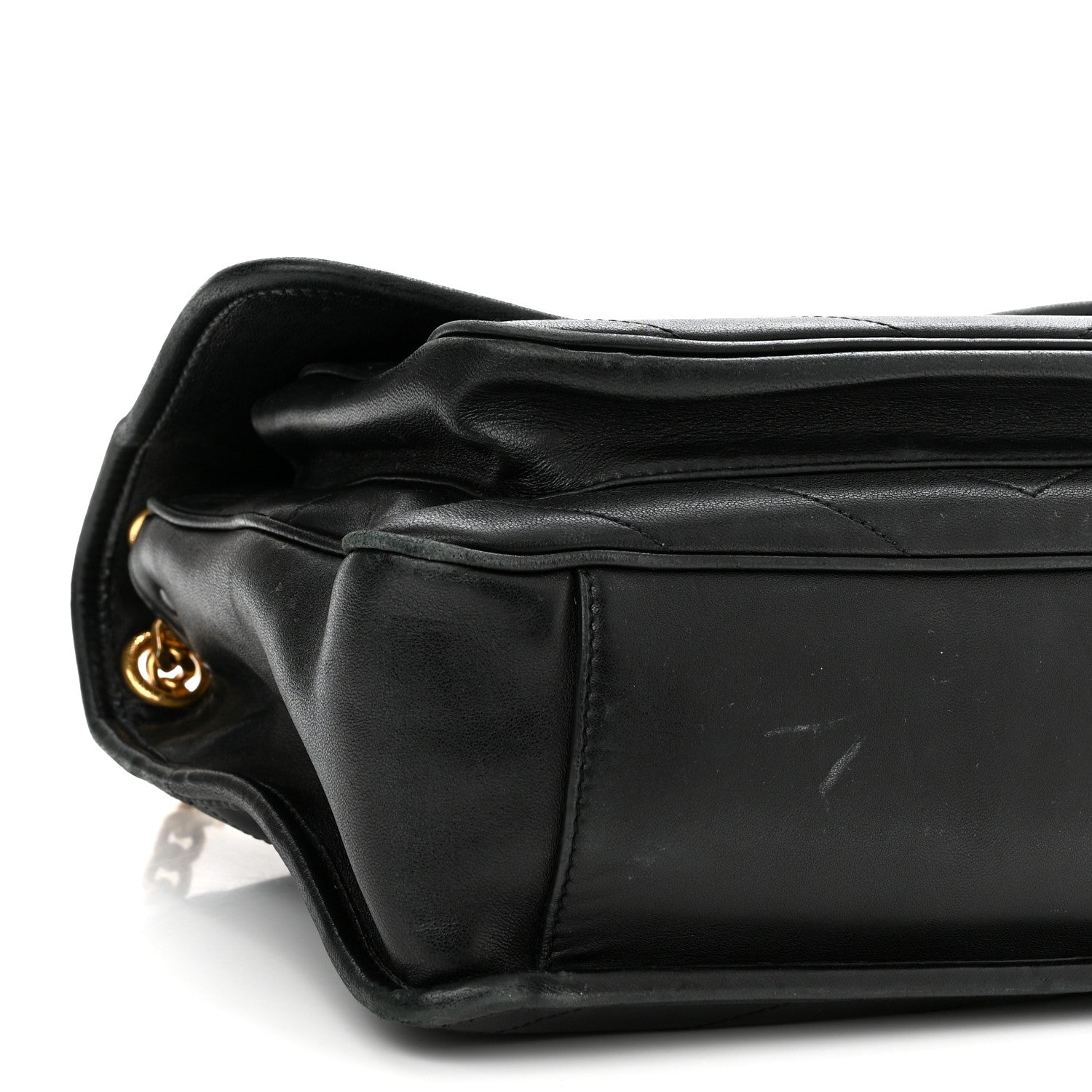 Saint Laurent Lambskin Matelasse Monogram Medium Niki Chain Satchel Black 8 of 15
