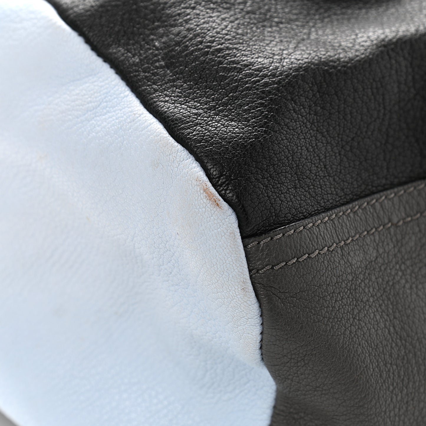 Sugar Goatskin Colorblock Medium Pandora Grey