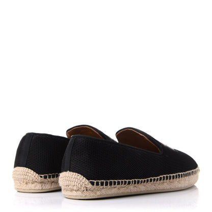Christian Louboutin Mesh Twilight Womens Nanou Orlato Flat Espadrilles 39 Black Navy 4 of 10