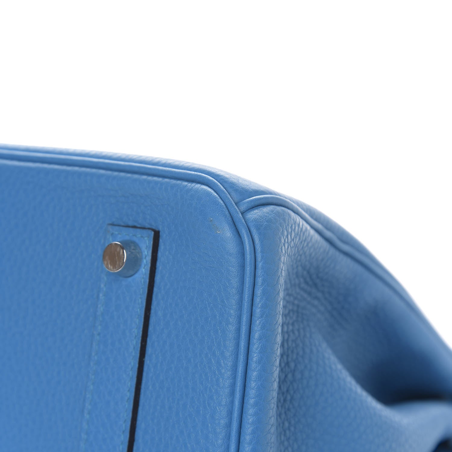Hermes Taurillon Clemence Birkin 35 Bleu Zanzibar 9 of 10