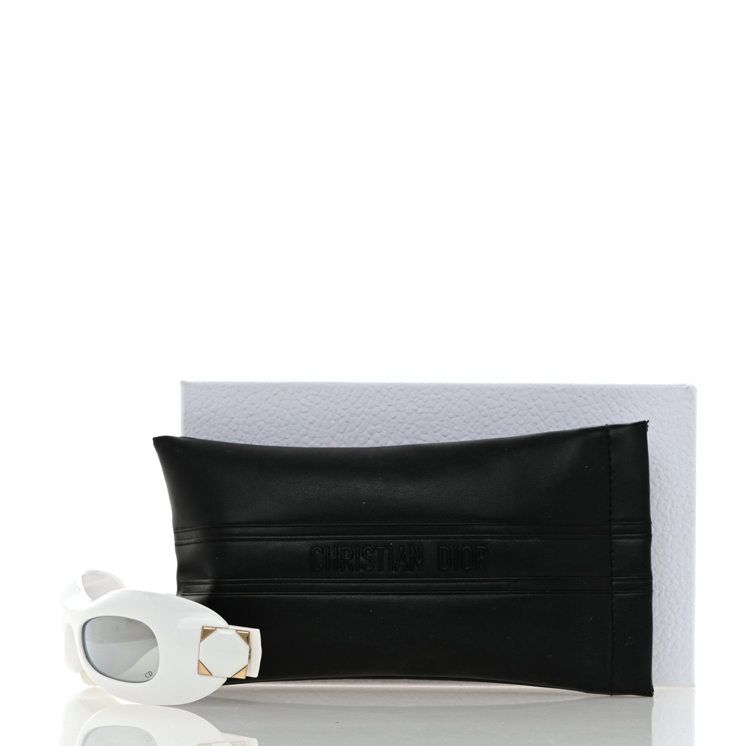 Christian Dior Lady 95.22 Round Sunglasses White 9 of 9