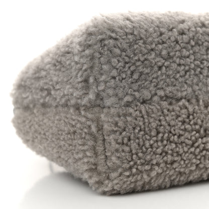 Fendi Sheepskin Vitello King Plexiglass Logo Embroidered Mini By The Way Top Handle Boston Ghiaccio 8 of 9