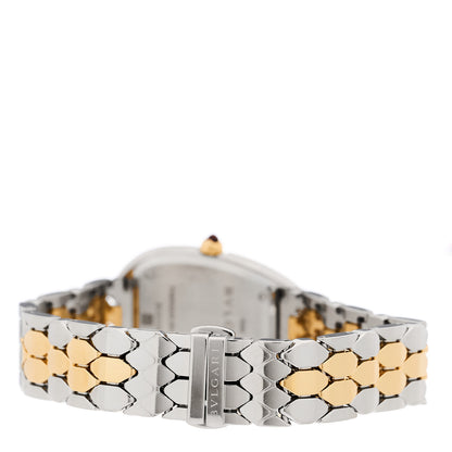 Bulgari Stainless Steel 18K Yellow Gold 33mm Serpenti Seduttori Quartz Watch 3 of 5