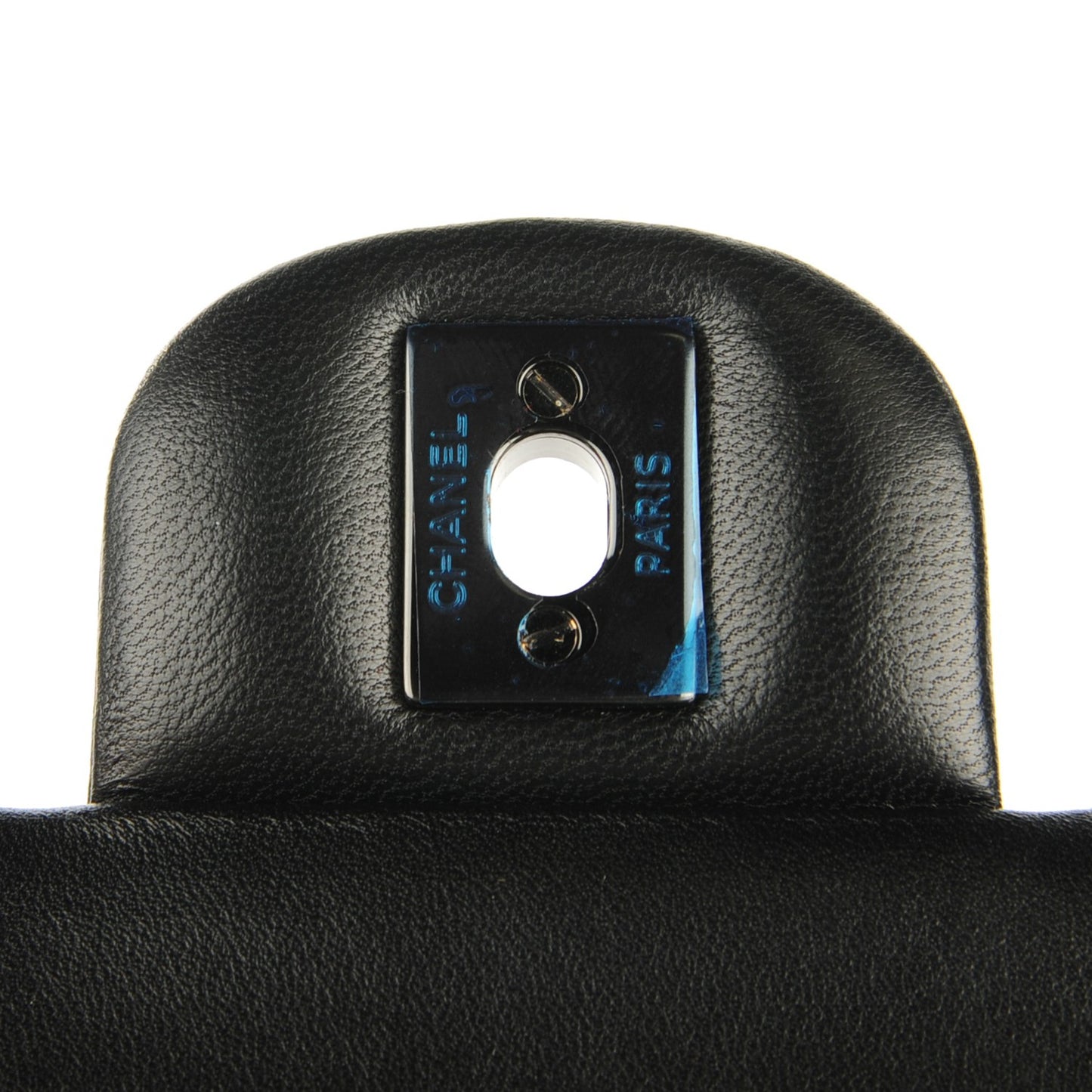 Lambskin Chevron Medium Double Flap So Black