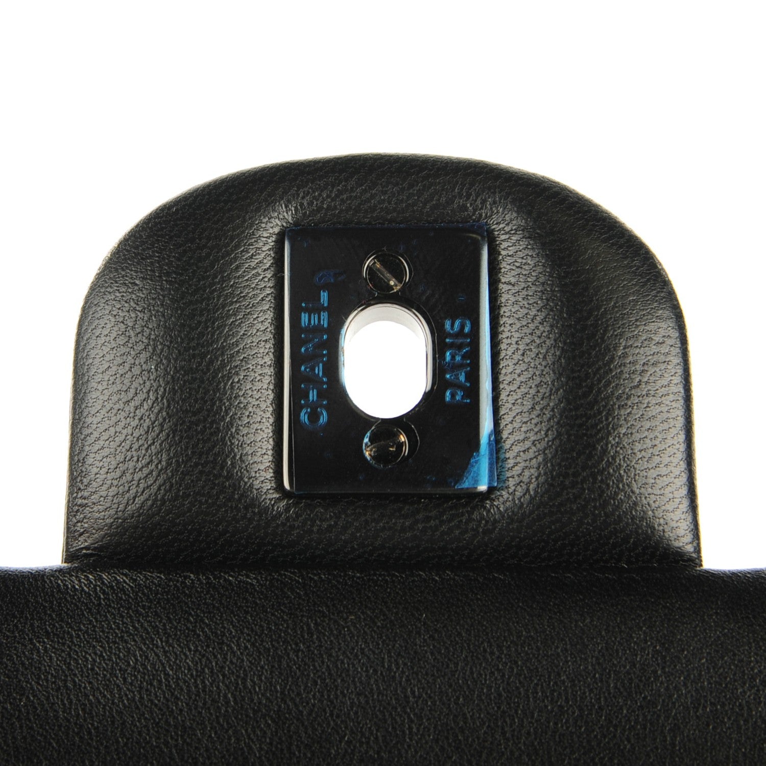 Chanel Lambskin Chevron Medium Double Flap So Black 8 of 8