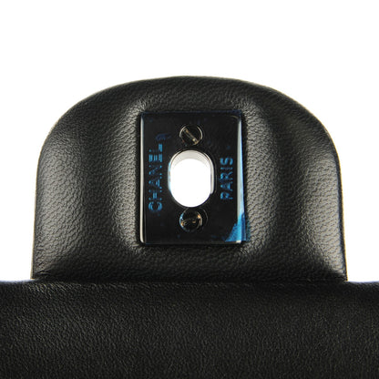 Chanel Lambskin Chevron Medium Double Flap So Black 8 of 8