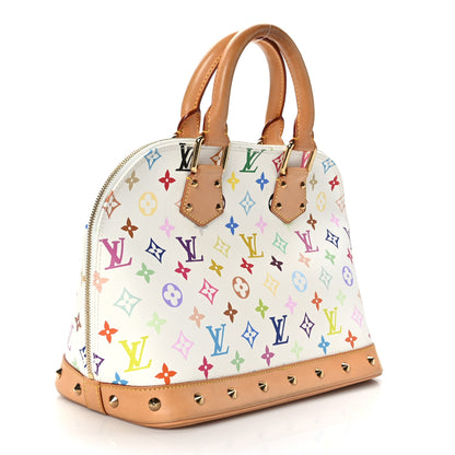 Louis Vuitton Monogram Multicolor Alma White 3 of 9