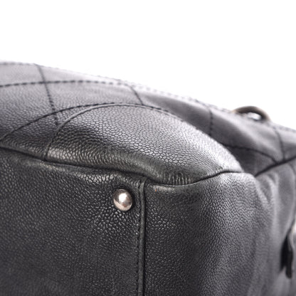 Chanel Distressed Caviar Outdoor Ligne Tote Black 9 of 11